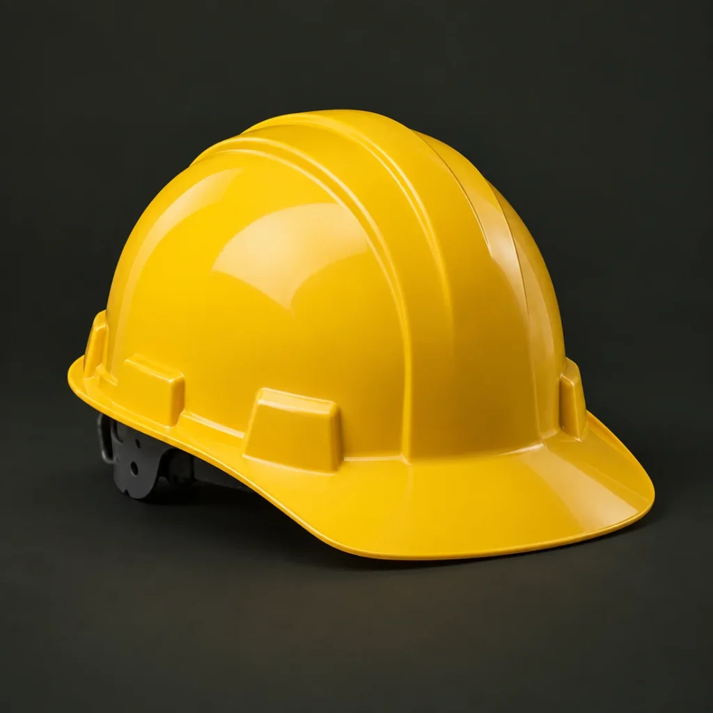CASCO DE SEGURIDAD. Imagen ilustrativa generada con IA; producto de demostración.
