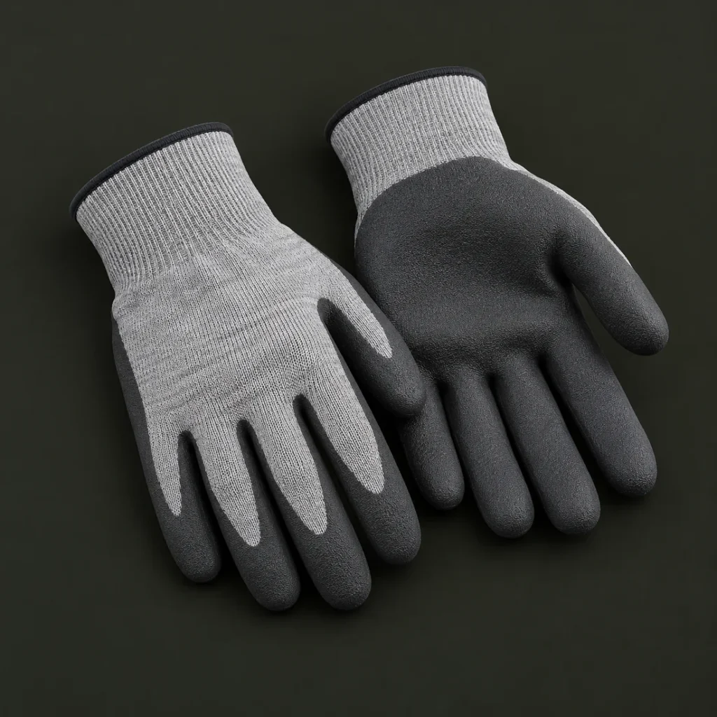 GUANTES DE TRABAJO. Imagen ilustrativa generada con IA; producto de demostración.